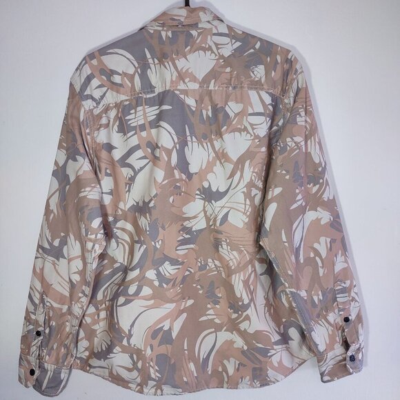 Diesel D78 Camo Military Button Up OverShirt Long Sleeve Men's Size Large Grunge - Picture 6 of 14